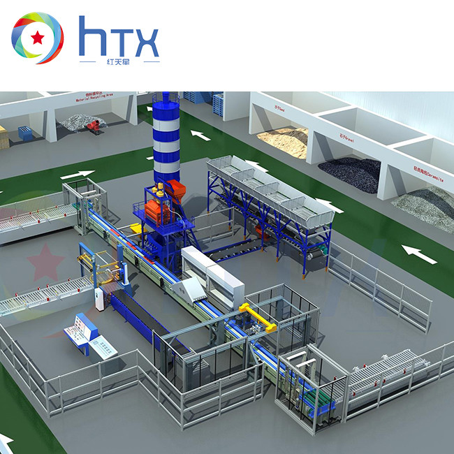 PLC Artificial Stone Product Line Full Auto Cultured Stone Making Machine
