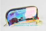Holographic Color Bag Neon Bag Clear Pvc Cosmetic Make Up Bag in Rainbow