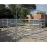 Buy cheap Heavy Duty Hot Dipped Galvanized Corral Panel Fence Round Pipe Horse Panels from wholesalers