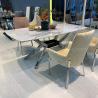 Buy cheap Home Furniture Marble Top Stainless Steel Dining Table 78inchx40inchx30inch from wholesalers