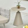 Buy cheap High Temperature Baking Varnish Round Aluminium Garden Table 50*55cm from wholesalers