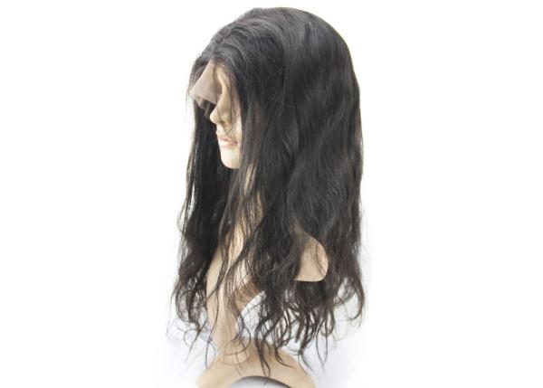 Buy cheap Silk Base Top Raw Indian Remy Full Lace Wigs , Human Hair Full Lace Wigs For Black Woman from wholesalers