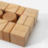 Buy cheap 20pcs Beech Burlywood Wooden Blocks Toys Natural Montessori Learning Education from wholesalers