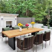 Buy cheap Customize Color Outdoor Garden Patio Dining Table And Chairs PE Rattan Modern product