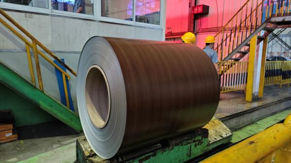 Printech Wood Grain 0.80mm 3003H26 Aluminium Sheet Coils used for residential