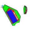 Buy cheap Full Suspension Electric Custom Bike Frames Stealth Bomber E Bike Frame 10kw from wholesalers