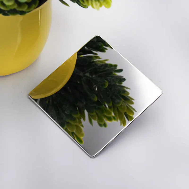 Super Mirror Polished Stainless Steel Sheet Cut To Size Mirror Finish SS Sheet