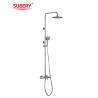 Buy cheap Chrome Brass Thermostatic Faucets OEM Round Rainshower Handshower Temperature Adjustable from wholesalers