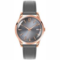 Buy cheap Stainless Steel watch with leather strap , Domed Sapphire Glass Customized product