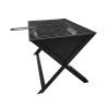 Buy cheap Black Carbon Steel 1.0mm Foldable Charcoal BBQ Grill With Grid from wholesalers