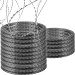 Anti Alkali Military Security Barbed Wire Fencing BWG 12x12