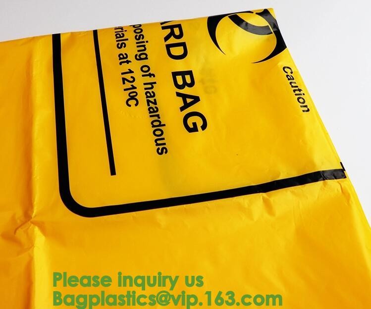 Biological Hazard Bags - First Aid & Safety Supplies,MEDICAL WASTE BAGS, BIOHAZARD BAGS, BIO-HAZARD BAGS,bagplastics bag