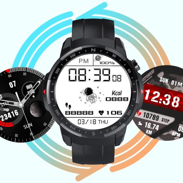 Buy cheap L20 BT Call IP68 Heart Rate Sleep Monitor Smart Watch Clip Charging Long Standby from wholesalers