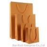 Buy cheap Wholesale Orange color paper bag gift bag Custom Logo available from wholesalers