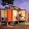 Buy cheap CE Luxury Residential Prefab Folding Container House Weather Resistant from wholesalers