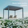 Buy cheap Outdoor aluminum alloy electric louver gazebo courtyard garden courtyard Home pavilion Outdoor sun room from wholesalers