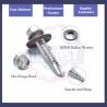Buy cheap ISO Standard Black Yellow ZINC Finish Self Drilling Tek Screw for Sheet Metal Roofing from wholesalers