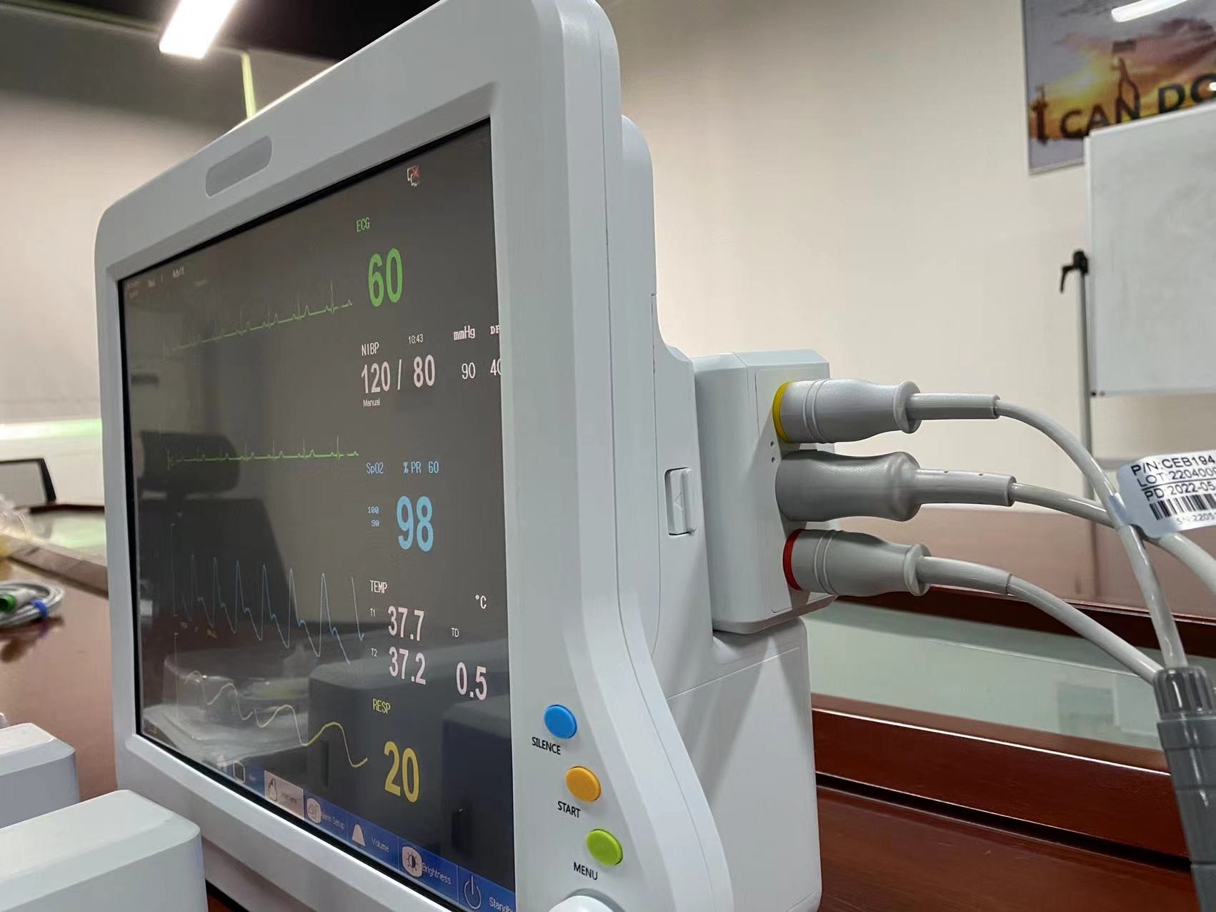ICU Cardiac Modular Patient Monitor Portable Multi Parameter Multilingual