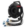 Buy cheap Portable Field Deployable Tactical Fiber Optic Cable Reel 500 Meter from wholesalers