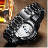 Buy cheap Automatic mechanical KINYUED watch fashion stainless steel mens waterproof automatic mechanical watch from wholesalers