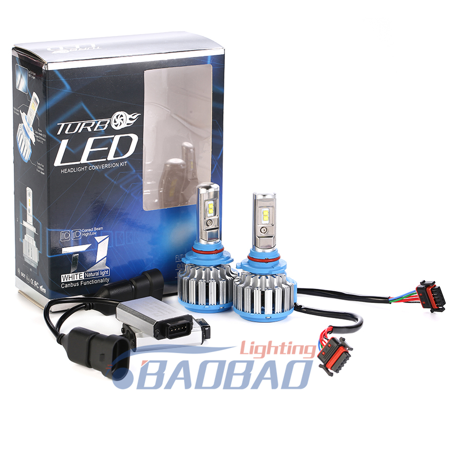 40W White LED Headlight Bulbs H4 H7 H11 For Auto Parts Lights
