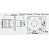 Buy cheap 50Ω Impedance N Female Solder Clamp 4-hole Flange RF Coaxial Connector For 3 Semi-rigid / Flexible Cable Female Gender from wholesalers