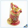 Buy cheap Jeweled Enamel Trinket Box Antique Telephone Shape Trinket Box For Women's Gift SCJ183 from wholesalers