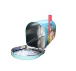 Decorative Mailbox Shaped Gift Boxes , Christmas Cake Tin Box For Biscuit