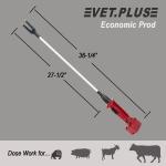 5V Electric Shock Prod 80cm Ni Cd Battery Low Current For Pig