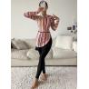 Buy cheap Conservative Muslimah Swim Wear Dubai Arab Islamic Bathing Suit Striped Long Sleeved from wholesalers