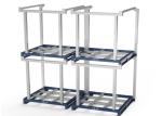 Nestainer Storage Racks Suitable for Low Warehouse 1100*1100*1500mm Cargo Size