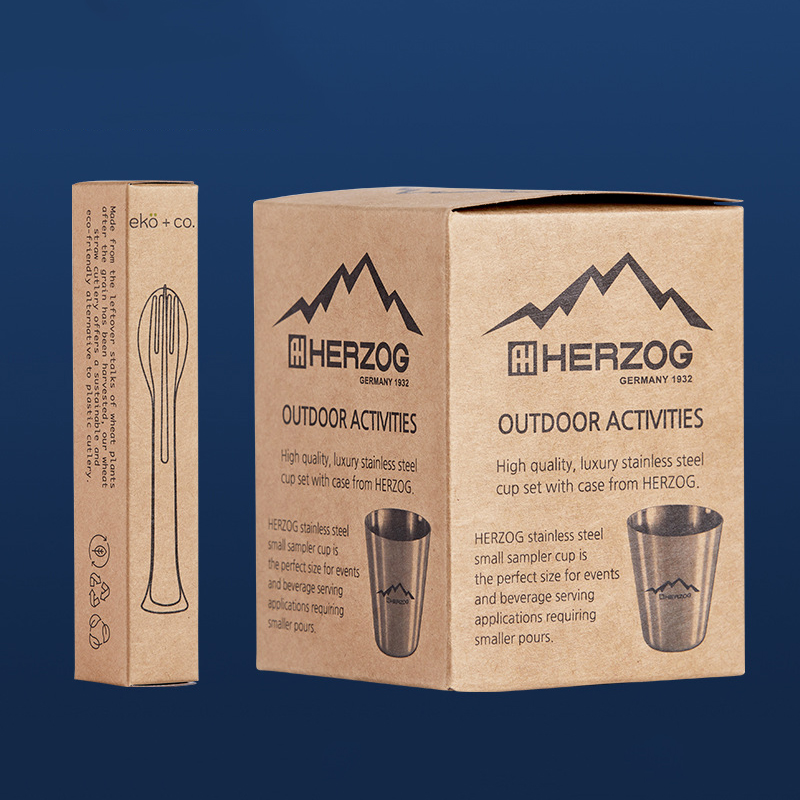 Custom Eco Friendly Packaging Insert Kraft Paper Box OEM/ODM for Your Packaging Needs
