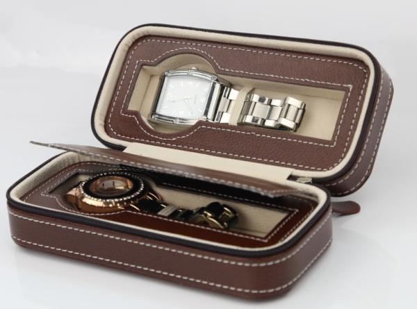 Buy cheap Dual Grids Watch Display Box Rectangle Shaped Jewelry Storage Organizer from wholesalers