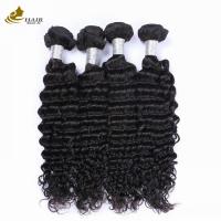 Buy cheap Deep Wave Yaki Human Hair Bundles And Closure 30 Inch custom product