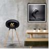 Buy cheap 60cm Black Indoor Heater Carbon Steel Smoke Free Bioethanol Fireplace from wholesalers