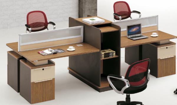 Buy cheap modern 4 seats office cubicle workstation furniture from wholesalers