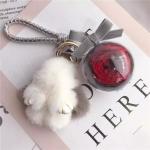 Christmas Hot Sell Mini Gift Preserved Rose Keychain rose gift
