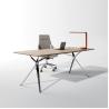 Buy cheap Side Cabinet Grey Executive Desk Width 1800mm Customized Manager Office Desk from wholesalers