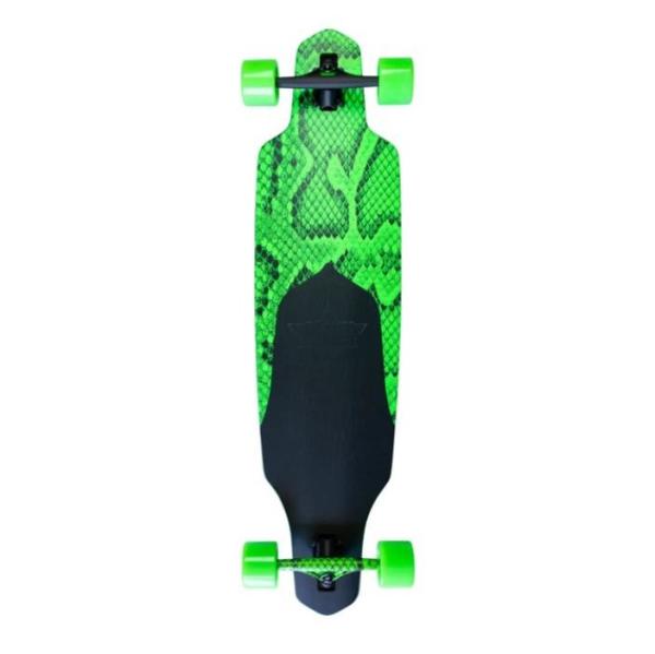 Buy cheap OEM Dusters California Skateboards Channel Snakeskin Neon Green Longboard Complete Skateboard - 9.375" x 38" from wholesalers