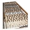 Buy cheap Professional Stainless Steel Full Height Screen Panels Hotel Lobby Metal Room Divider from wholesalers