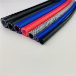 Resilient Rubber Braided Silicone Tubing UV Resistant Eco Friendly