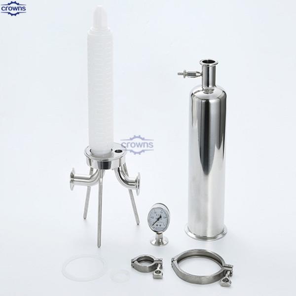 Buy cheap SUS304/316L Stainless Steel Filtergehäuse for High Removal Rating from wholesalers