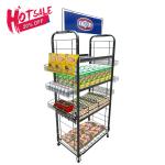 Potato Chip Shelf Biscuit Display Chocolate Store Snack Stand