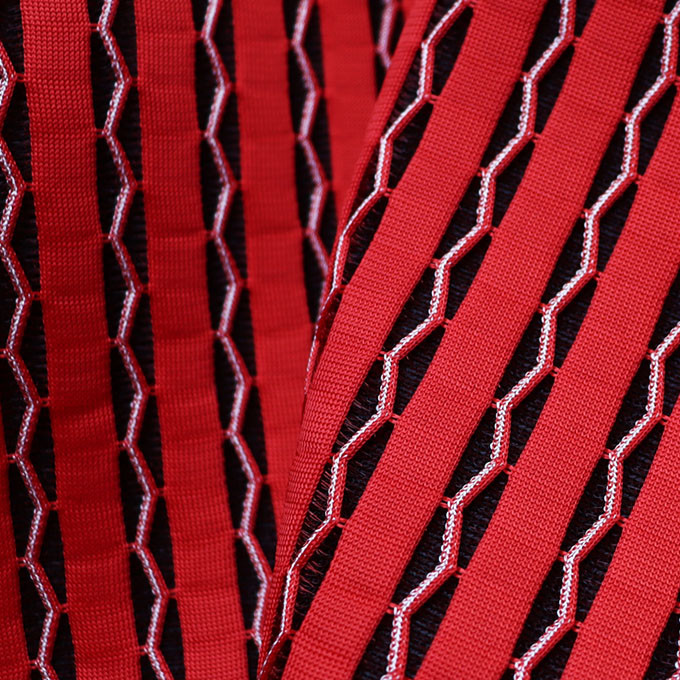 Seat Back 450gsm Air Mesh Fabric 100% Heavy Duty Polyester Mesh Fabric