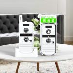 Holeless Mounting Smart Video Doorbell 4 Ringtones Duplex Talk