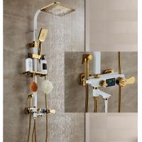 Buy cheap Thermostatic 35mm White 314SUS Bathroom Shower Faucet product