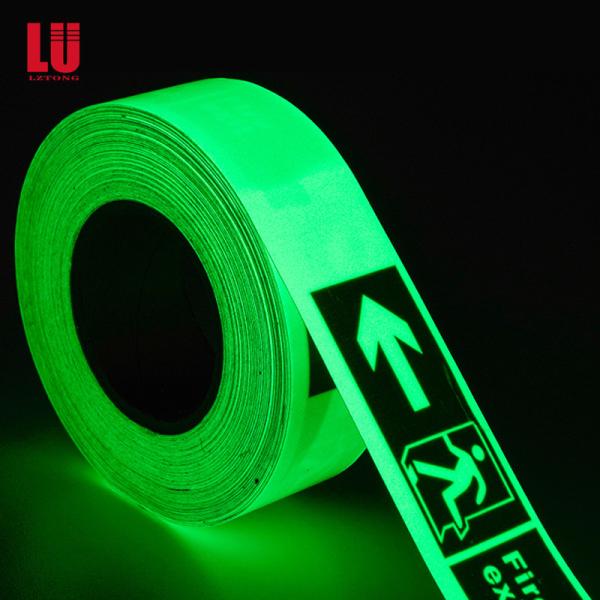 Custom Waterproof Glow In The Dark Tape Stickers For Stair Strips Emergency Exit