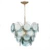 Buy cheap Retro glass chandelier simple modern bedroom living room dining room Diva Aqua Chandelier(WH-MI-353) from wholesalers