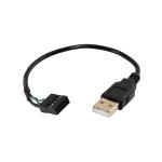 Buy cheap A Male To Dupont 10 Pin Female Header Usb 2 Wiring For Motherboard Cable 20mm Length from wholesalers