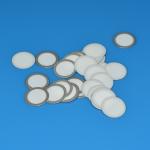 Precision Metallized Ceramic Insulator , Ceramic Disc Dimensional Stable